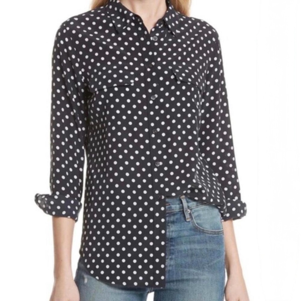 Equipment Signature Silk Button Down Shirt
